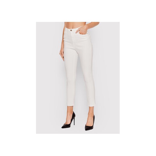 TWINSET Jeansy 221TP2620 Biały Skinny Fit ze sklepu MODIVO w kategorii Jeansy damskie - zdjęcie 168700865