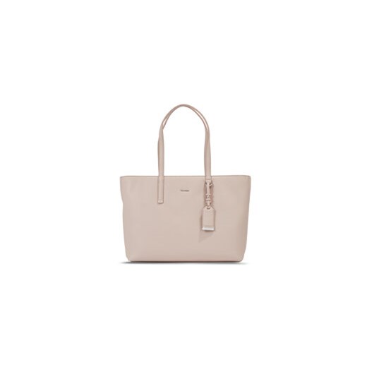 Calvin Klein Torebka Ck Must Shopper Md K60K610736 Szary ze sklepu MODIVO w kategorii Torby Shopper bag - zdjęcie 168700969