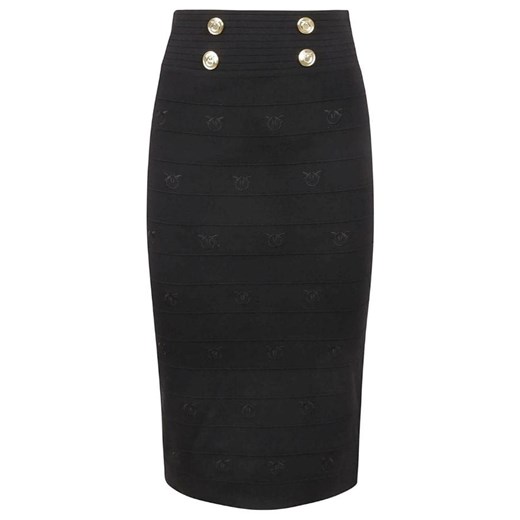 spódnica damska pinko 102883 a1lk czarny ze sklepu Royal Shop w kategorii Spódnice - zdjęcie 168701148