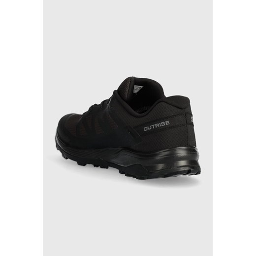 Czarne buty trekkingowe męskie Salomon gore-tex 