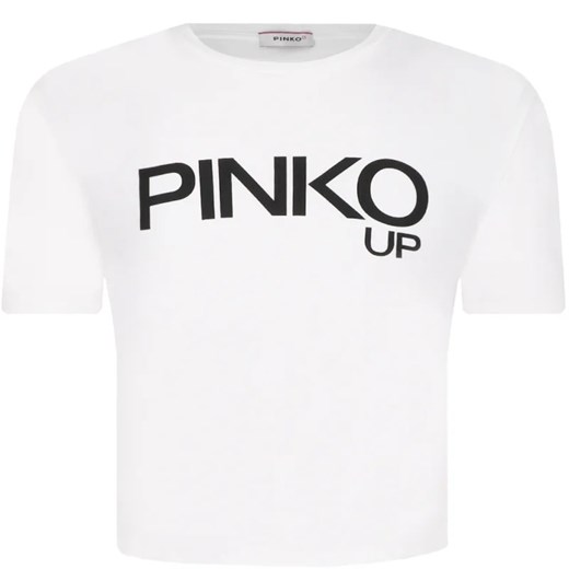 Pinko UP T-shirt JERSEY | Cropped Fit ze sklepu Gomez Fashion Store w kategorii Bluzki dziewczęce - zdjęcie 168712299