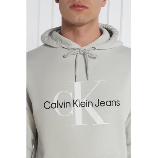 Bluza męska Calvin Klein z napisem biała 