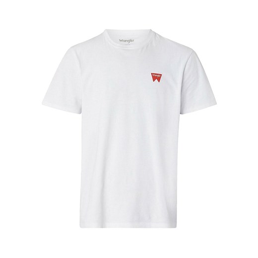 Wrangler Koszulka &quot;Sign Off&quot; w kolorze białym Wrangler XL okazyjna cena Limango Polska