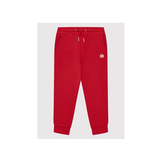 MICHAEL KORS KIDS Spodnie dresowe R14127 S Czerwony Regular Fit Michael Kors Kids 8A MODIVO wyprzedaż