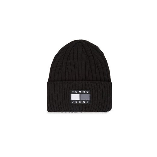 Tommy Jeans Czapka Tjm Heritage Archive Beanie AM0AM11689 Czarny Tommy Jeans uniwersalny okazyjna cena MODIVO