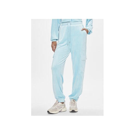 ONLY Spodnie materiałowe 15310721 Niebieski Regular Fit ze sklepu MODIVO w kategorii Spodnie damskie - zdjęcie 168716986