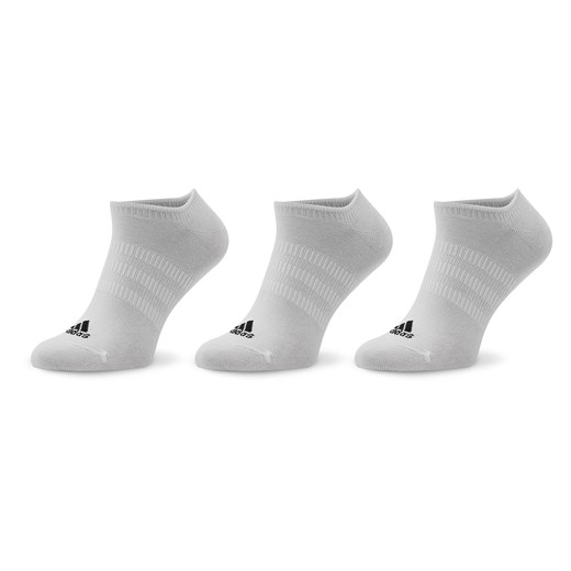 Skarpety stopki unisex adidas Thin and Light No-Show Socks 3 Pairs HT3463 White/Black ze sklepu eobuwie.pl w kategorii Skarpetki męskie - zdjęcie 168717458