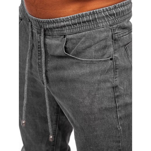 Denley jeansy męskie casual z elastanu 