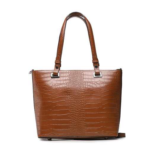 Torebka Creole K11330 Miele C44 ze sklepu eobuwie.pl w kategorii Torby Shopper bag - zdjęcie 168720415