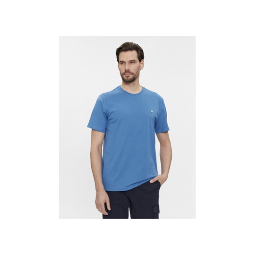 United Colors Of Benetton T-Shirt 3MI5J1AF7 Niebieski Regular Fit ze sklepu MODIVO w kategorii T-shirty męskie - zdjęcie 168725248