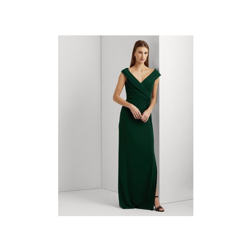 Lauren Ralph Lauren Sukienka wieczorowa 253863940012 Zielony Slim Fit ze sklepu MODIVO w kategorii Sukienki - zdjęcie 168725365