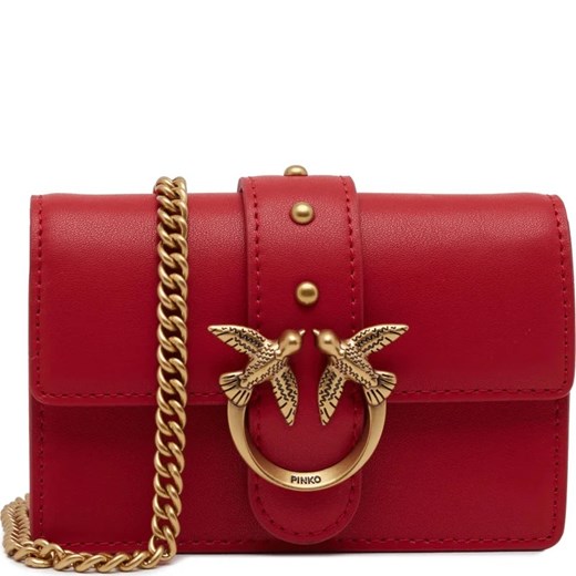 Pinko Skórzana torebka na ramię LOVE ONE ze sklepu Gomez Fashion Store w kategorii Kopertówki - zdjęcie 168726467