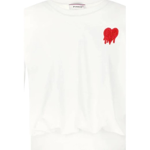 Bluza dziewczęca biała Pinko na wiosnę