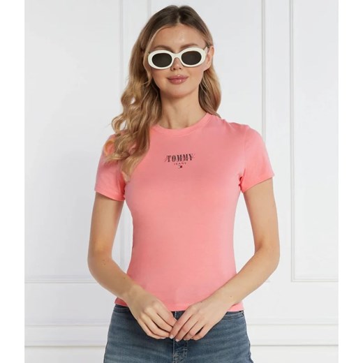 Tommy Jeans T-shirt | Slim Fit ze sklepu Gomez Fashion Store w kategorii Bluzki damskie - zdjęcie 168726498