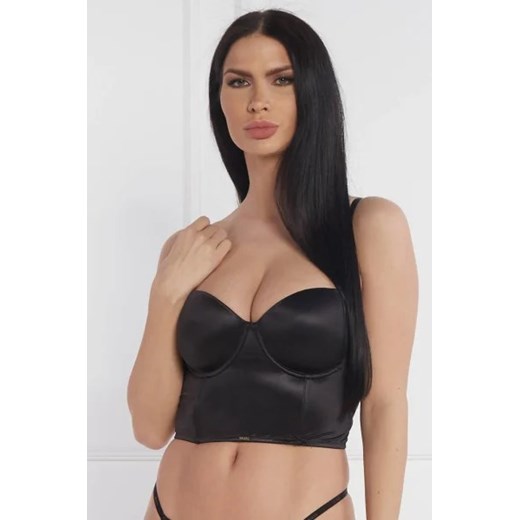 BOSS Satynowy gorset | Cropped Fit XS Gomez Fashion Store