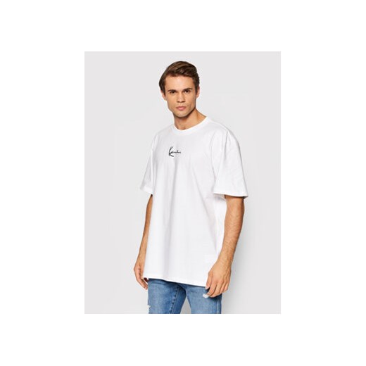 Karl Kani T-Shirt Small Signature 6060585 Biały Regular Fit ze sklepu MODIVO w kategorii T-shirty męskie - zdjęcie 168728499