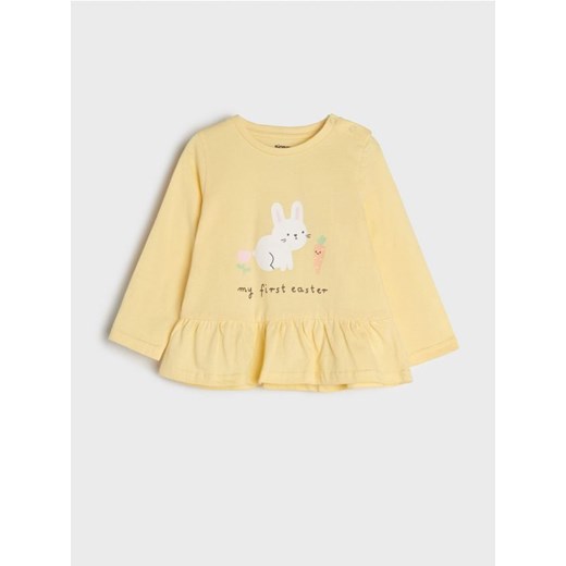 Sinsay - Koszulka - żółty ze sklepu Sinsay w kategorii Bluzki dziewczęce - zdjęcie 168730409