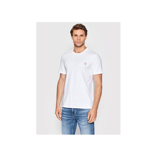 Guess T-Shirt M2YI36 I3Z11 Biały Slim Fit ze sklepu MODIVO w kategorii T-shirty męskie - zdjęcie 168734067