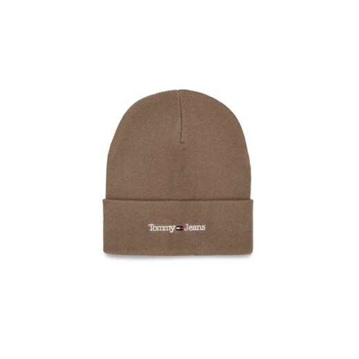 Tommy Jeans Czapka Tjm Sport Beanie AM0AM11016 Brązowy ze sklepu MODIVO w kategorii Czapki zimowe męskie - zdjęcie 168734716