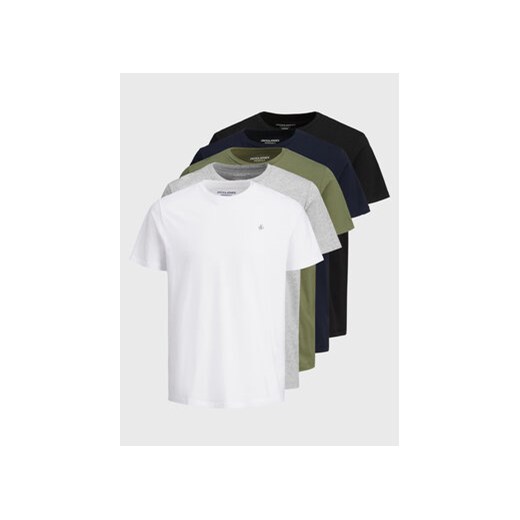 Jack&Jones Komplet 5 t-shirtów Jxj 12185714 Kolorowy Regular Fit ze sklepu MODIVO w kategorii T-shirty męskie - zdjęcie 168734759