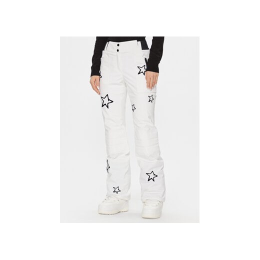 Rossignol Spodnie narciarskie Stellar RLMWP15 Biały Regular Fit ze sklepu MODIVO w kategorii Spodnie damskie - zdjęcie 168735006