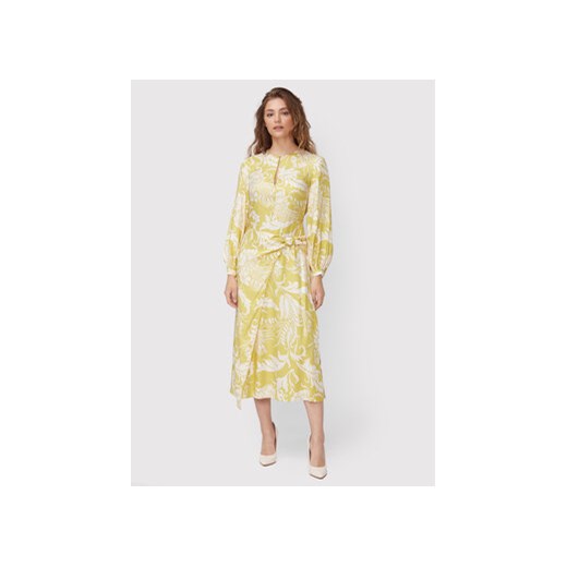 Ted Baker Sukienka koktajlowa Saraiy 261810 Żółty Regular Fit ze sklepu MODIVO w kategorii Sukienki - zdjęcie 168735169