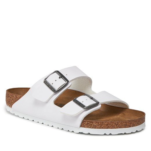 Klapki Birkenstock Arizona 552681 Weiß 45 eobuwie.pl