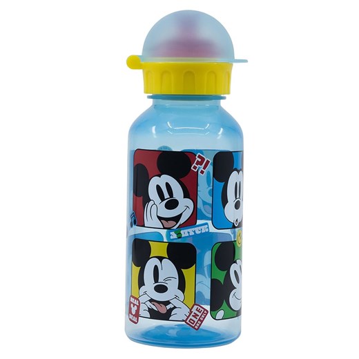 MICKEY Bidon &quot;Mickey Mouse&quot; w kolorze niebieskim - 370 ml ze sklepu Limango Polska w kategorii Naczynia dziecięce - zdjęcie 168738179