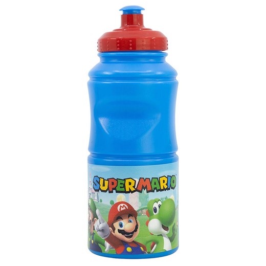 Super Mario Bidon &quot;Super Mario&quot; w kolorze niebieskim - 380 ml ze sklepu Limango Polska w kategorii Naczynia dziecięce - zdjęcie 168738197