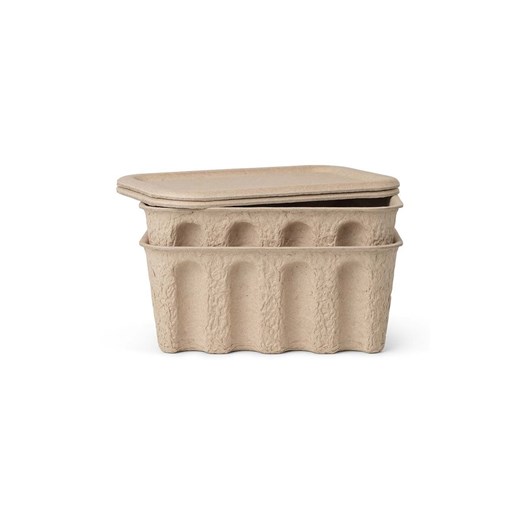 ferm LIVING pudełko do przechowywania Paper Pulp Box 2-pack ze sklepu ANSWEAR.com w kategorii Kosze i koszyki - zdjęcie 168740179