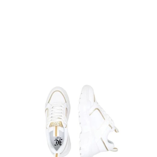Just Cavalli buty sportowe damskie sneakersy białe na wiosnę z tworzywa sztucznego 