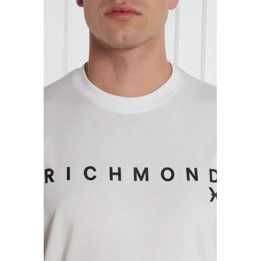 T-shirt męski John Richmond z krótkim rękawem bawełniany