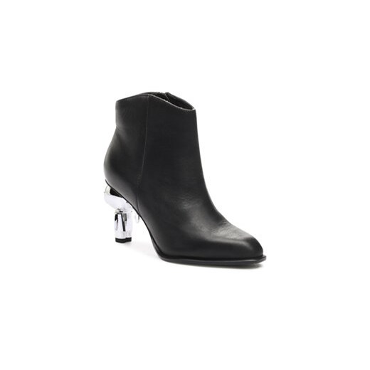 KARL LAGERFELD Botki KL39035 Czarny Karl Lagerfeld 38 MODIVO okazyjna cena