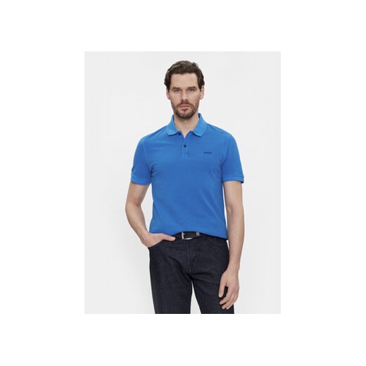 Boss Polo Prime 50468576 Niebieski Slim Fit ze sklepu MODIVO w kategorii T-shirty męskie - zdjęcie 168746746