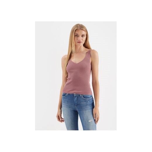 JDY Top Nanna 15180497 Różowy Slim Fit ze sklepu MODIVO w kategorii Bluzki damskie - zdjęcie 168746888