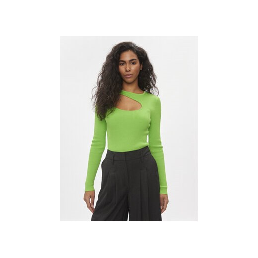 ONLY Bluzka Meddi 15311084 Zielony Slim Fit ze sklepu MODIVO w kategorii Bluzki damskie - zdjęcie 168746896