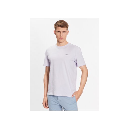 Hugo T-Shirt Dero222 50466158 Fioletowy Regular Fit ze sklepu MODIVO w kategorii T-shirty męskie - zdjęcie 168747908