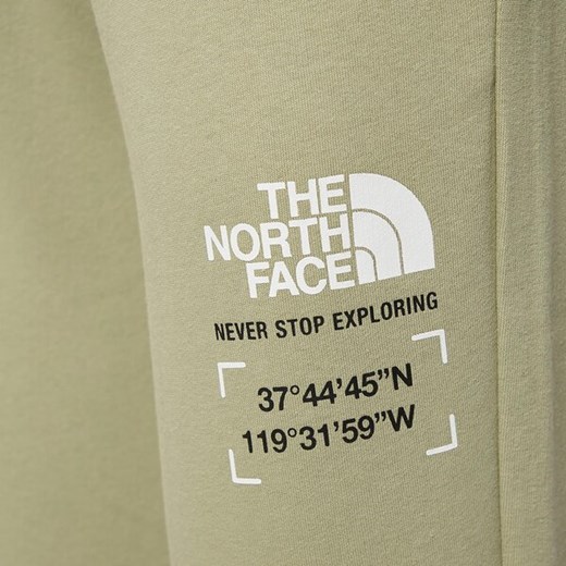 Spodnie damskie The North Face z dresu zielone 