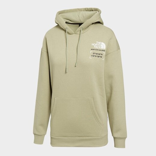 Zielona bluza damska The North Face w sportowym stylu