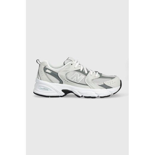 Buty sportowe damskie białe New Balance casualowe na płaskiej podeszwie