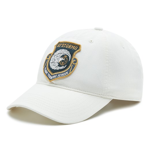 Czapka z daszkiem Aeronautica Militare 231HA1127CT2476 Bianco Panna 73082 Aeronautica Militare one size wyprzedaż eobuwie.pl