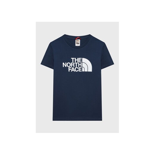 The North Face T-Shirt Easy NF0A82GH Granatowy Regular Fit The North Face M promocja MODIVO