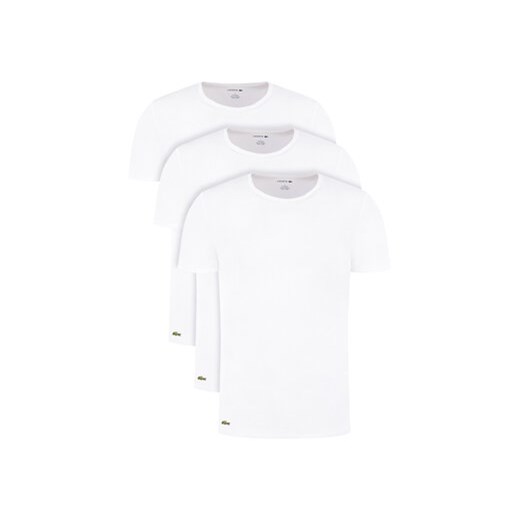 Lacoste Komplet 3 t-shirtów TH3451 Biały Regular Fit Lacoste M MODIVO