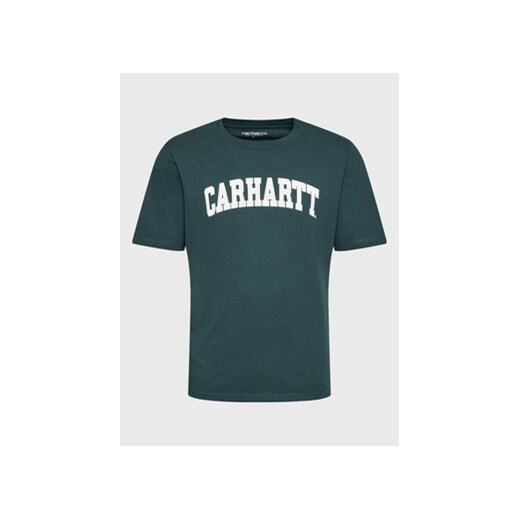 Carhartt WIP T-Shirt University I028990 Zielony Regular Fit M okazyjna cena MODIVO