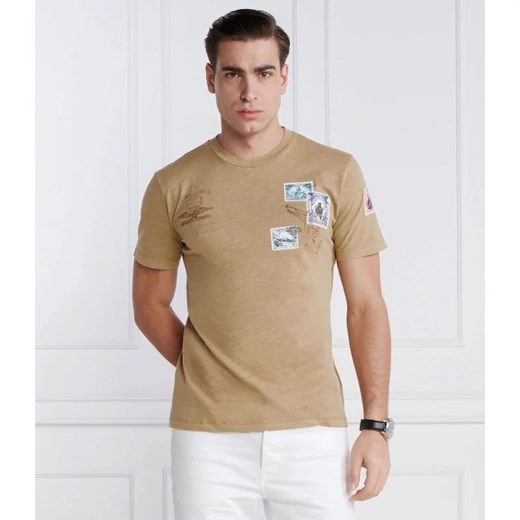 T-shirt męski Replay z nadrukami z bawełny z krótkimi rękawami 