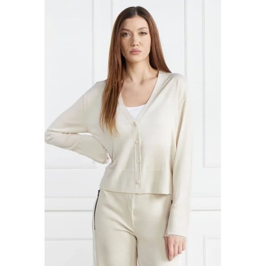 Marc Cain Wełniany kardigan | Loose fit Marc Cain 40 Gomez Fashion Store