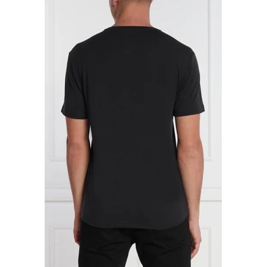 T-shirt męski czarny Emporio Armani z krótkim rękawem