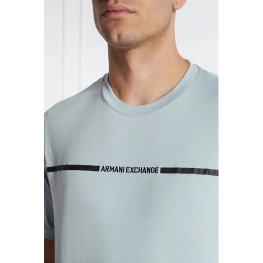 T-shirt męski Armani Exchange w stylu młodzieżowym z krótkimi rękawami 