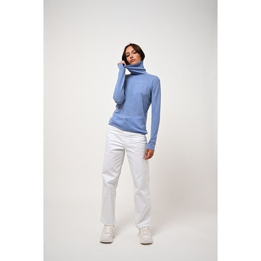 AUTHENTIC CASHMERE Kaszmirowy golf &quot;Bise&quot; w kolorze błękitnym ze sklepu Limango Polska w kategorii Swetry damskie - zdjęcie 168756046