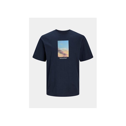 Jack&Jones Junior T-Shirt Vesterbro 12253960 Granatowy Loose Fit ze sklepu MODIVO w kategorii T-shirty chłopięce - zdjęcie 168757016